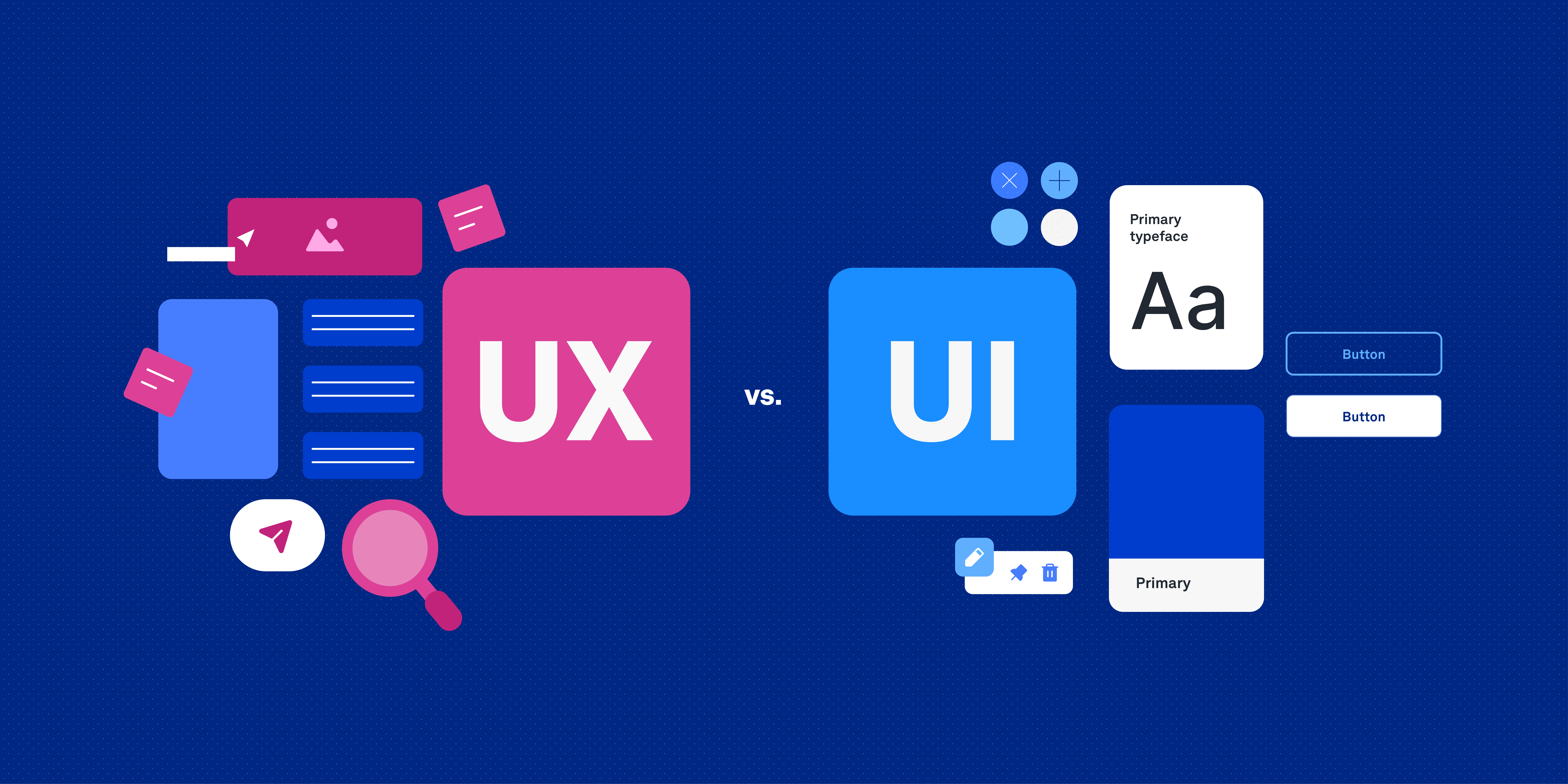 UI and UX design services hero